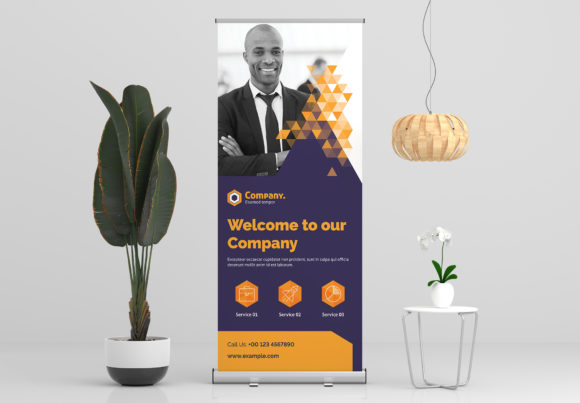 Download Roll-Up Banner Creative Template - Premium Bundle