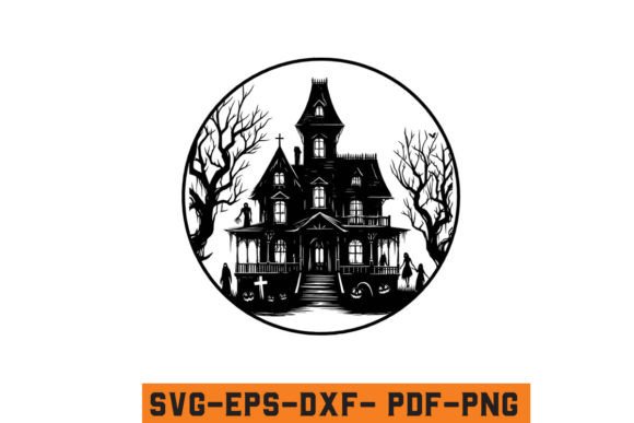 Download Halloween Haunted House Vector SVG File - Haunted house vector Collection