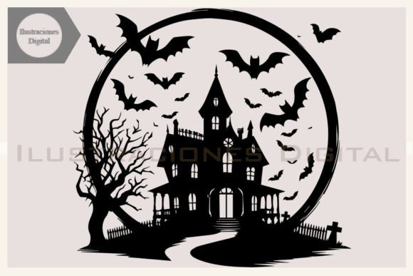 Download Halloween Haunted House Vector Clipart - Haunted house vector Collection