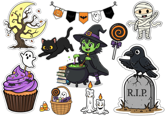 Download Spooky Halloween Elements Pack - Elements Collection